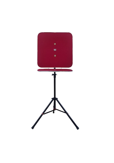 Raf Düzenekli Tripod Ayaklı Kare Dart Arkalık, Bordo
