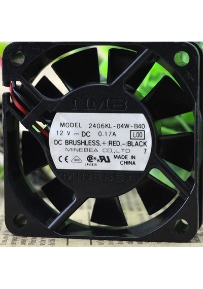Nmb-mat 2406kl-04w-b40-l0b ,60x15mm 12vdc 18-cfm 2-kablo Fan