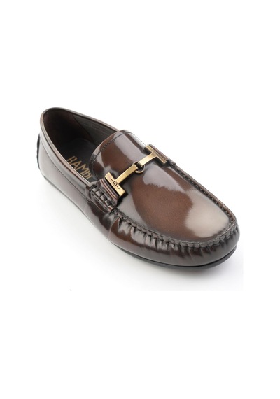 Kahve Hakiki Deri Erkek Loafer Ayakkabı E01648504214