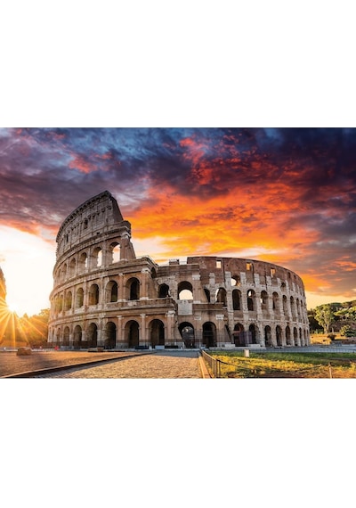 Art Puzzle Colosseum'da Gün Batımı