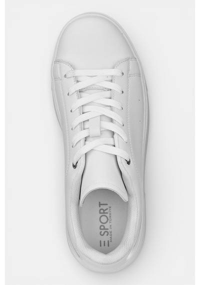 Günlük Beyaz Erkek Sneaker Spor Ayakkabı Hafif Rahat Model-205 Beyaz