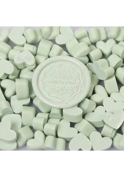 Mühür Mumu Eritme Kalp Boncuk Paket Model No: 43 SU YEŞİLİ