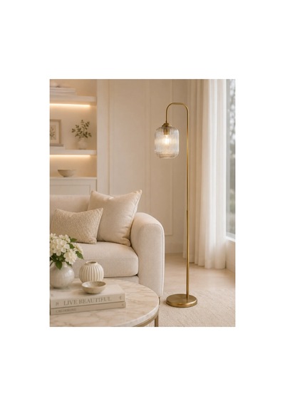 Luster Eskitme Lambader Metal Go Vde U Fleme Camlı Dekoratif Metal Tasarım S Ik Yerden Aydınlatm...