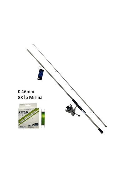 Okuma Outrax Otr-4000sg + 243cm 10-35gr + 150m Astro 0.16mm Spin Olta Seti