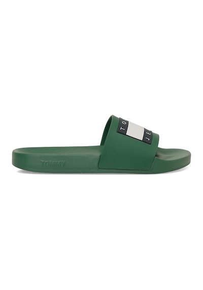 Tommy Hilfiger Tommy Jeans Pool Slıde Es Yeşil Erkek Terlik 000000000102235372