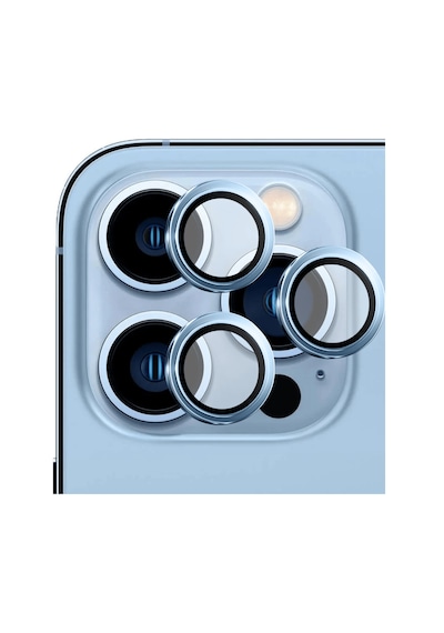 Safeus Safir Temperli Kamera Lens Koruyucu Apple Uyumlu iPhone 13 Pro Max Ve İle Sierra Mavi