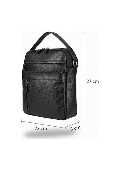 Traum El Çantası Hakiki Deri 11" İnç Laptop/ Tablet Uyumlu Premium %100 Orjinal Deri 8683255014002 Siyah