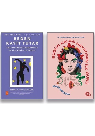 Bugün Kalan Hayatımın İlk Günü & Beden Kayıt Tutar 2 Kitap Se...