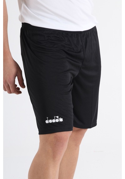 Diadora Düz  Siyah Antrenman - Spor Şort - DDANT-SORT