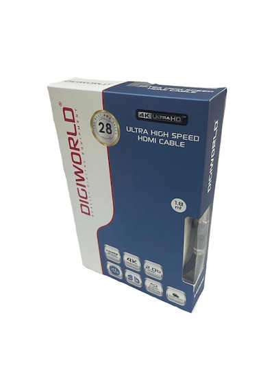 Dıgıworld 4k Hdmı Kablo 1.8 Metre 28 Awg 2.0 Versiyon