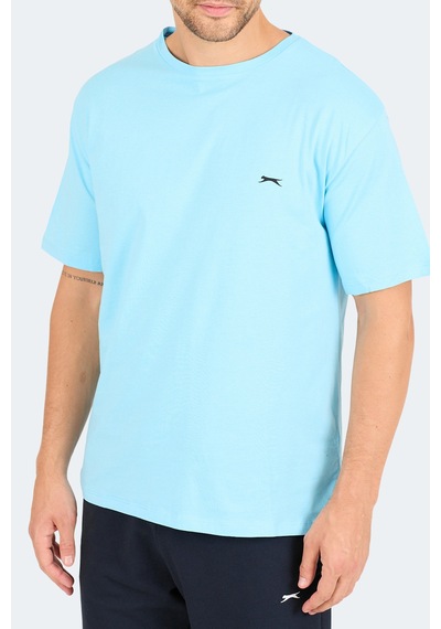 Slazenger Karnen In Oversize Erkek Baskılı Nane Tişört Nane