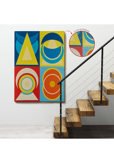 Miyrem^ Canvas Serie Auguste Herbin - Lune I Tablo-7358