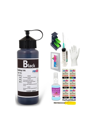 Canon Bitmeyen Kartuş Mürekkebi Siyah 500 ML