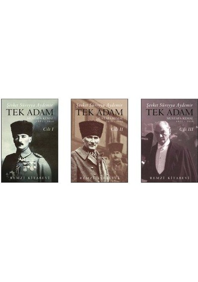Tek Adam Seti - Büyük Boy - 3 Kitap Takım - Şevket Süreyya Aydemir - Remzi Kitabevi
