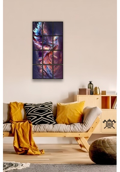 12 Parça Renkli Anka Kuşu Çerçeve Görünümlü Mdf Tablo Duvar Süsü Hediyelik Eşya 45cm X 85cm Renkli - 602505680 Renkli 12 Parça Renkli Anka Kuşu Çerçeve Görünümlü Mdf Tablo Duvar Süsü Hediyelik Eşya 45cm X 85cm Renkli - 602505680 Renkli