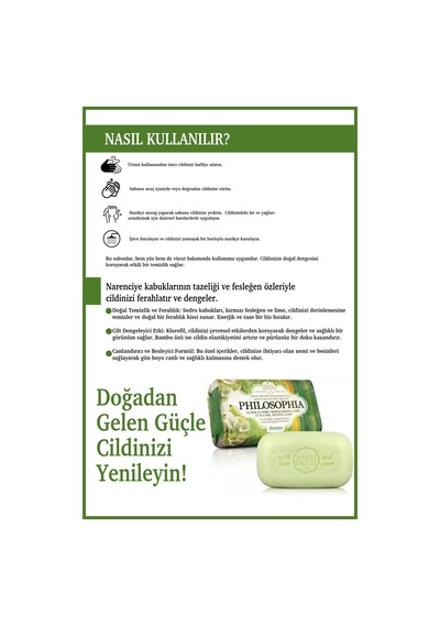 Philosophia Breeze Cilt Tonu Eşitleyici Narenciye Kabuğu, Fesleğen Klorofil Katı Sabun 250 G