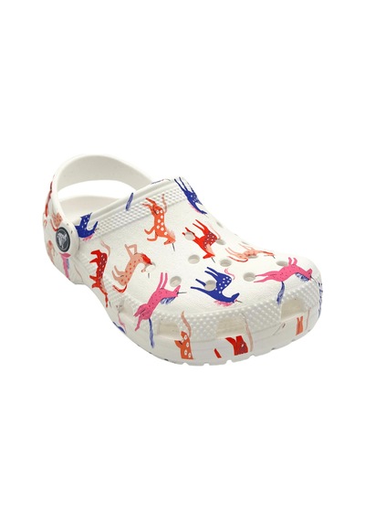 Crocs Kids Crocs Classic Character Print Clog K Çocuk Beyaz Clog Terlik 209695-9cd Unicorn
