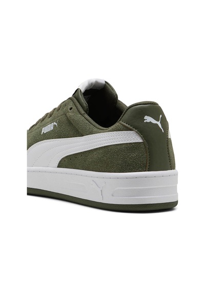 Puma Court Classic Clean Sd Yeşil Erkek Sneaker 000000000102714305 Yeşil-beyaz