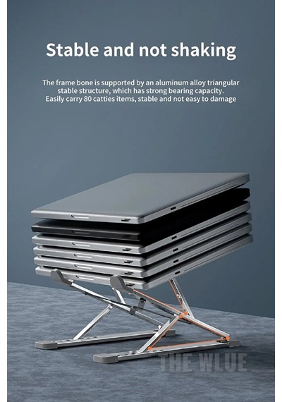 Alüminyum Tablet Ve Laptop Standı 10-17 İnç Katlanabilir Ayarlana