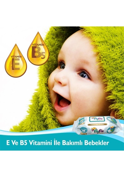 Flyfix Sensitive 12 Li 1200 Yaprak Saf Islak Mendil Bebek Havlusu