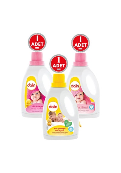 Sıvı Çamaşır Yumuşatıcısı 1500ml Bahar Ninnisi+düş Bahçesi 1500m+sıvı Çamaşır Deterjanı 1500ml Diğer