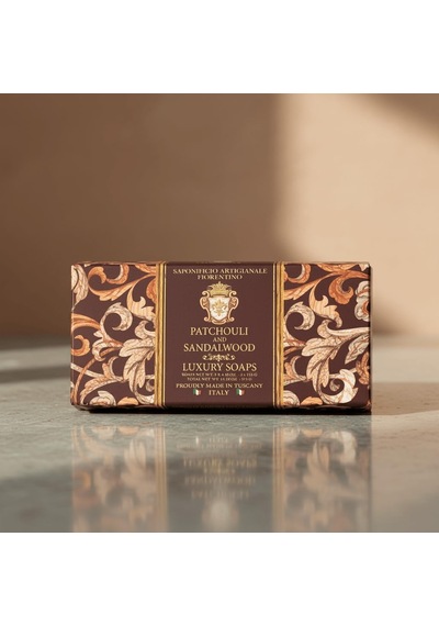 Saponificio Artigianale Fiorentino Sabun 3x125 Gr - Patchouli And Sandalwood