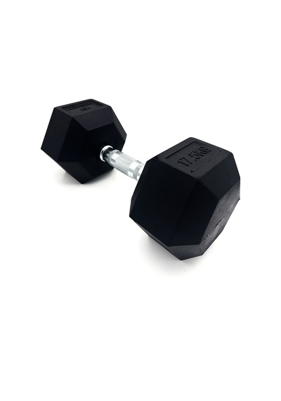 Alin Sport 17,5 Kg Kauçuk Profesyonel Olimpik Hex Dumbbell Hex Dambıl - Altıgen Dambıl