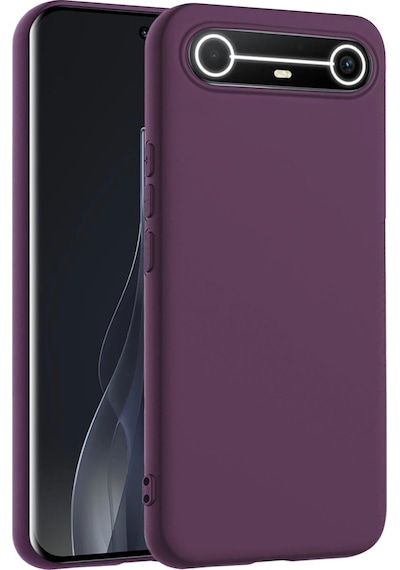 Microsonic Matte Silicone Tecno Spark Slim 5g Kılıf Mor -