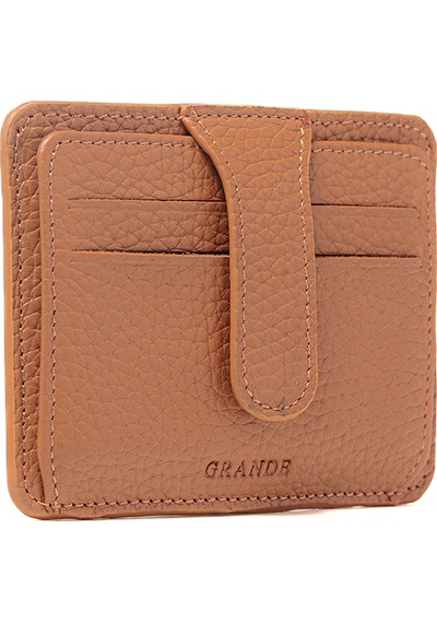 Camel Cüzdan & Kartlık Unisex 539 Grande Deri Cüzdan Kartlık kahverengi