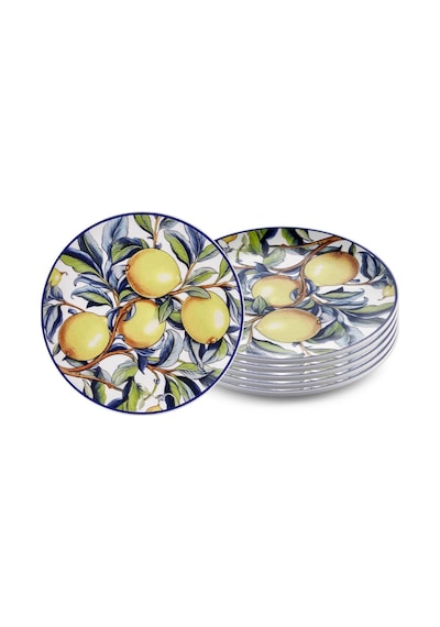 The Mia Odore Di Limone Pasta Tabağı 6lı Set 19 Cm Odl0002