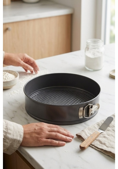 Cooker 26 Cm Kelepçeli Kek Kalıbı Ckr3563 Gri