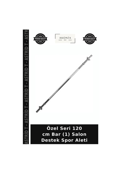 Özel Seri 120 Cm Bar 1 Salon Destek Spor Aleti