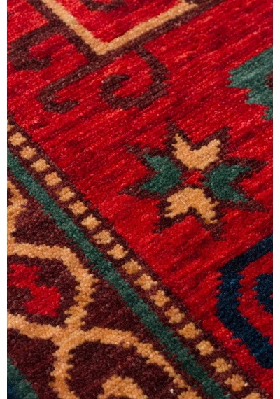 Hoom Rugs Cadis Kdm 04 Red Vintage El Emeği Yüksek Kara Tezgah Halısı Kırmızı