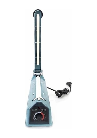 Bay Fs-200 Metal Gövdeli Kullanımı Kolay Poşet Ağzı Kapama Yapıştırma Makinası 20cm Impulse Najmaddin Diğer