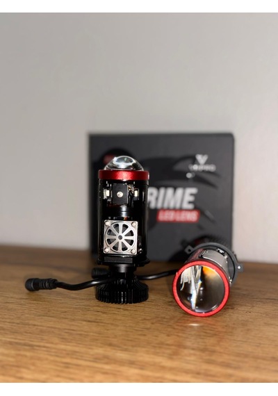 H4 Mercekli Led Zenon Prime 60w Güç 23.000 Lümen Led Zenon Şimşek Etkili 12-24v Uzun Ömürlü Güçlü Çizgisel Odak