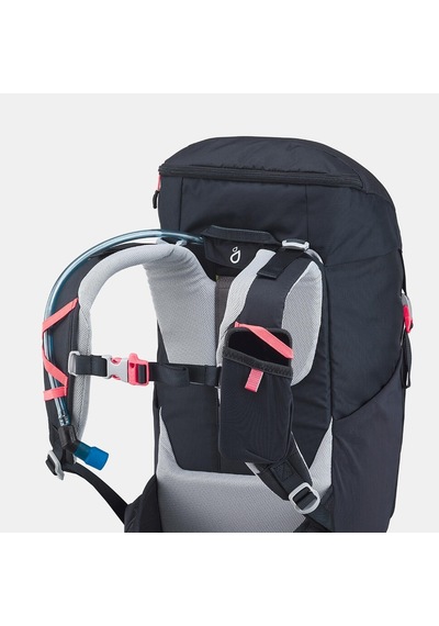 Quechua Çocuk Outdoor Sırt Çantası - 7/15 Yaş - 28 L - Gri - Mh500 Siyah
