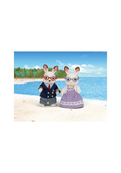 5190 Sylvanian Families, Çikolata Kulaklı Tavşan Anneanne Ve Dede, +3 Yaş