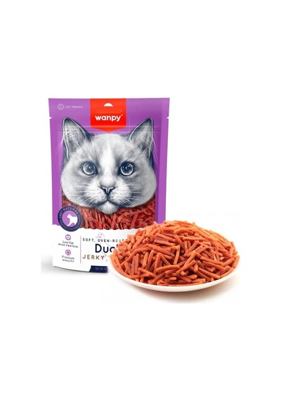Wanpy Gerçek Ördek Fileto 80 Gr Yumuşak Kedi Ödülü