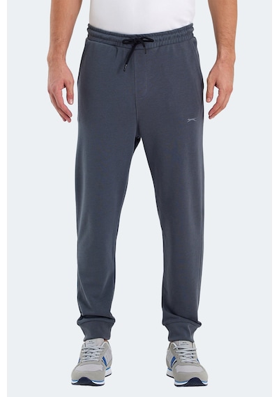 Slazenger Onıonıx I Erkek Cepli Koyu Gri Kamuflaj Eşofman Altı Koyu Gri Kamuflaj