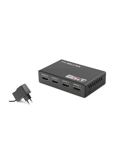 Hdmi Splitter 1080p 3d 1 In 4 Out - Siyah Hdx1286