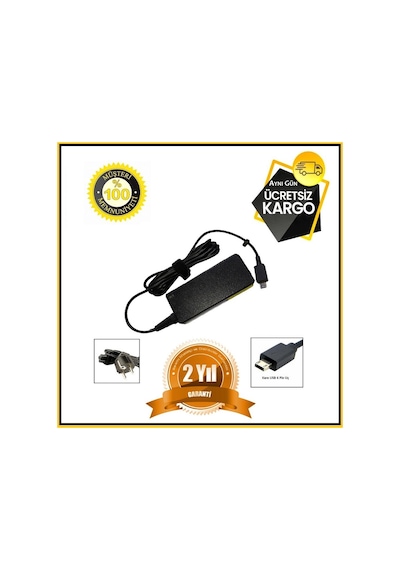 Asus Uyumlu Tp200. X205 19V 1.75A Usb 6 Pin Notebook Adaptör Şarj Aleti
