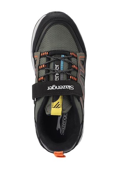Slazenger KROSS KTN Çocuk Cırt Cırtlı Haki / Turuncu Günlük Spor Ayakkabısı