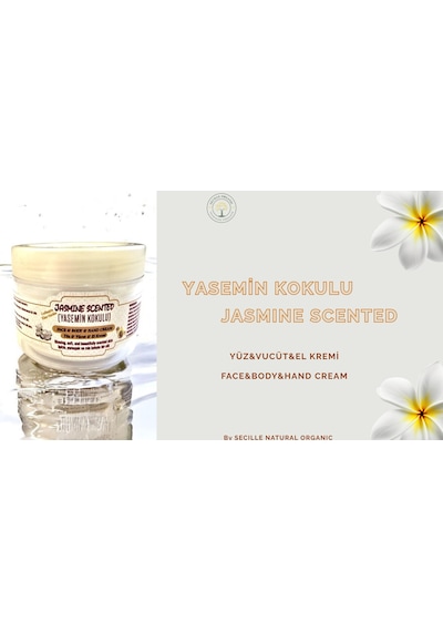 Secille Natural Organic Yasemin Kokulu Yüz Vücut ve El Kremi 100 ML