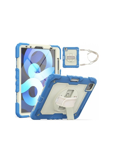 Newface - 921 - iPad Uyumlu Pro 11 2020 Kılıf Strap New Tablet Kapak - Csmo-tex - - Mavi