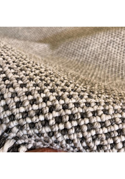 Sanat Halı Lora Plus 3743 Gri İskandinav Halı