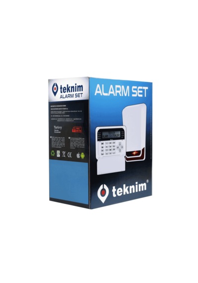 Teknim Tsp-5324 Lcd 4+4 Kablolu Gsm/gprs'li Alarm Seti