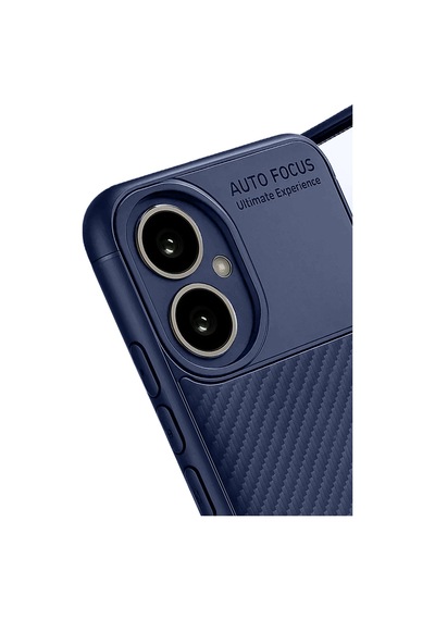 Ilkeshop Newface Honor 400 Kılıf Auto Focus Karbon Kapak - Lacivert