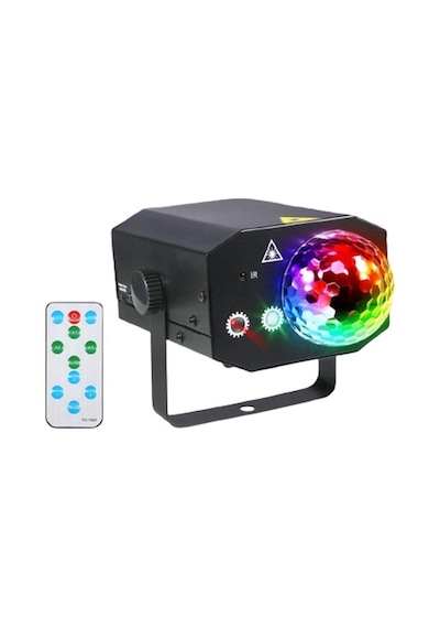 Quenlite QD-16 RGB 16 Çeşit Desen Sahne Led ve Lazer Işık