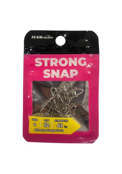 Hanfish Strong Snap No 2 Spin Klipsi 12 Adet