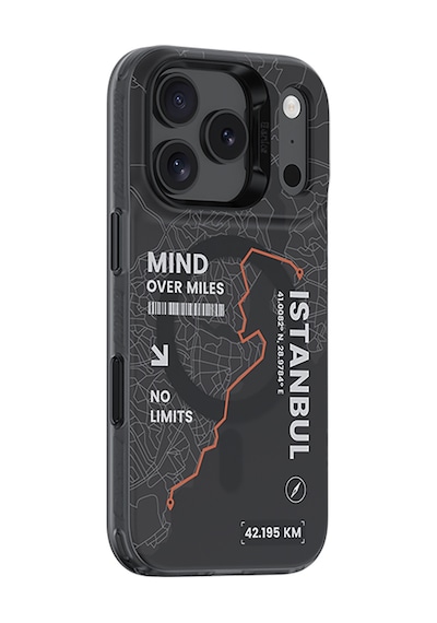 Apple Uyumlu iPhone 17 Pro Max Kılıf M-safe Şarj Özellikli Benks City Serisi Kapak Siyah-turuncu